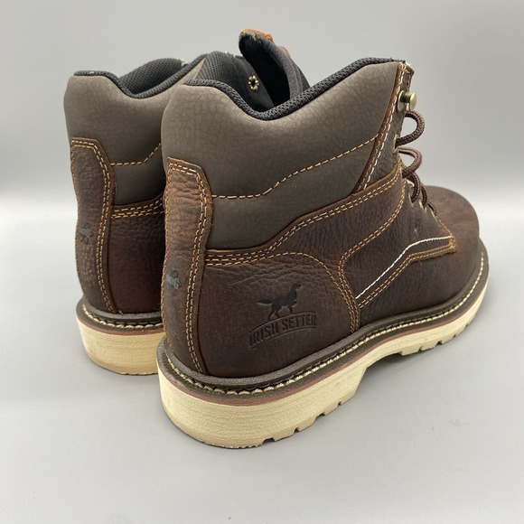 Irish Setter By Red Wing Work Boots Mens US 8 Kittson Brown Steel Toe main image 14